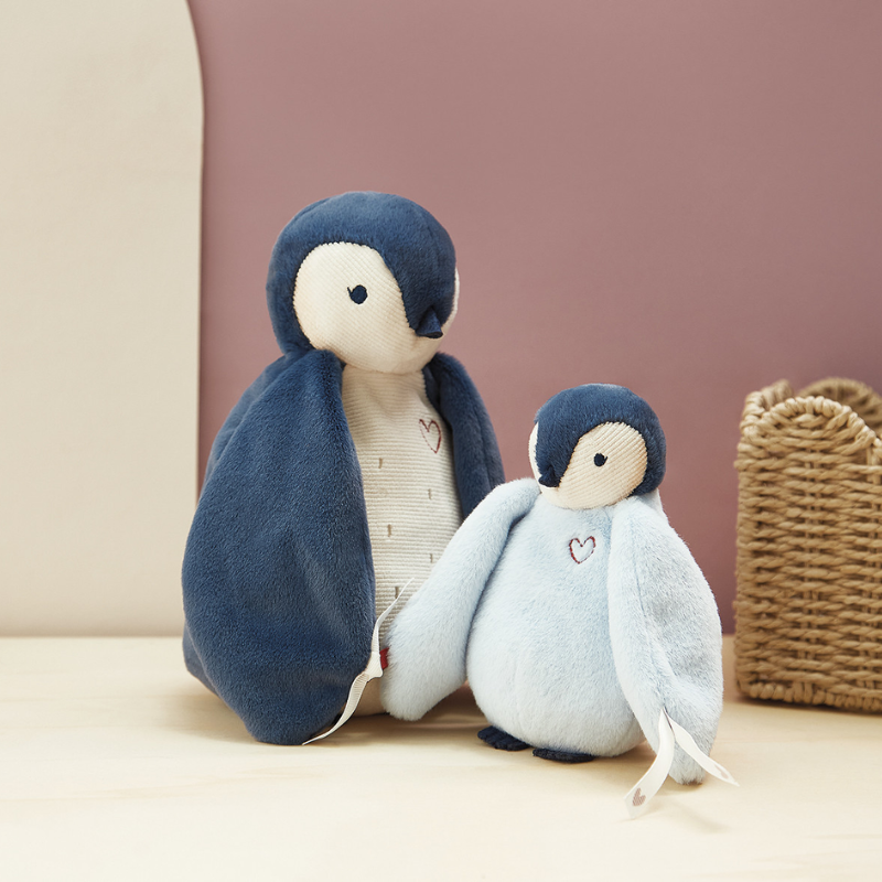 Pinguins Complices azul marinho e azul claro